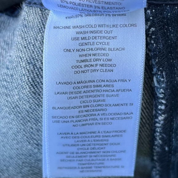 •Michael Kors• Ladies Blue Denim Cropped Pants - Size 10 - Picture 8 of 9